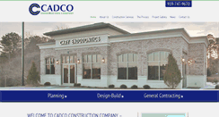 Desktop Screenshot of cadcoconstruction.com